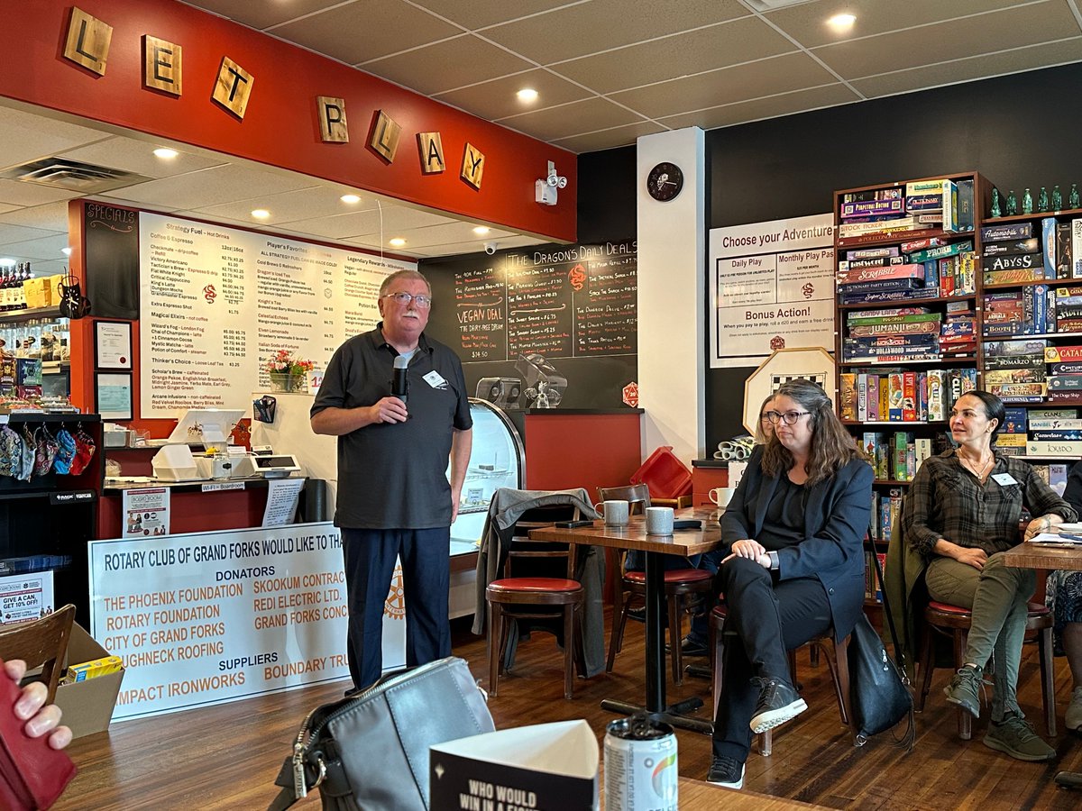 DonegalWilson's tweet photo. Thank you to the Rotary Club of Grand Forks for the warm welcome at breakfast.

I appreciated the opportunity to speak with members, hear local priorities, and recognize the important role Rotary plays in strengthening communities through service. https://t.co/VxqjCfoNQL