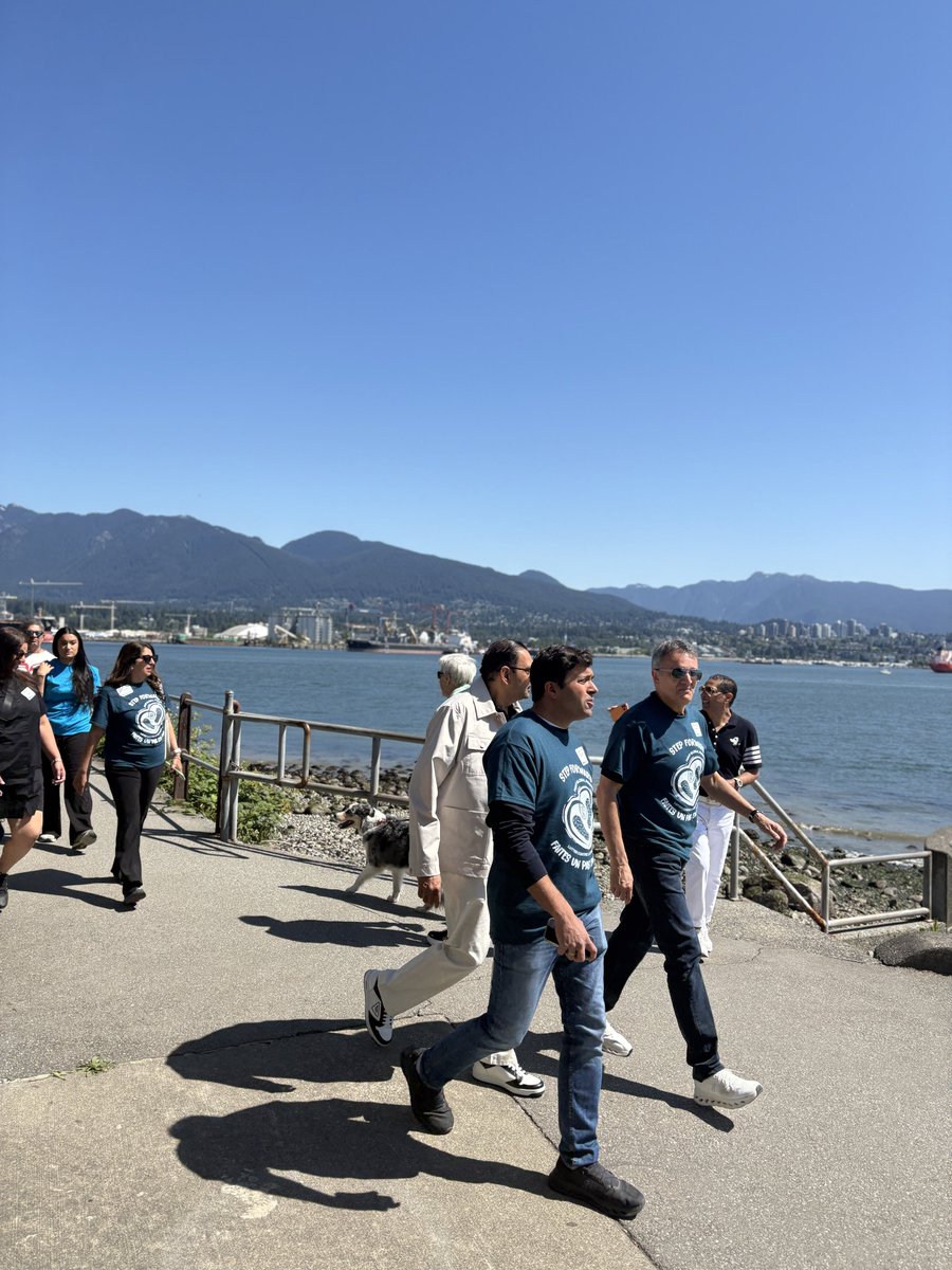 Taleeb's tweet photo. What a day! 👟

It was a pleasure to join the World Partnership Walk in Vancouver yesterday and see so many people come together in support of ending global poverty and building stronger communities around the world. https://t.co/JnIkBP43UU