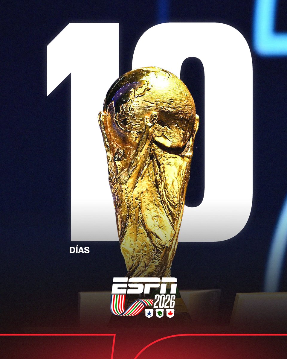 ESPN_CENAM's tweet photo. INICIA EL JUNIO...EL MES MUNDIALISTA Y EXACTAMENTE EN 10 DÍAS ESTAREMOS VIVIENDO EL MÉXICO - SUDÁFRICA🤩🏆 

#ESPNMundial https://t.co/7pzMfseZq0