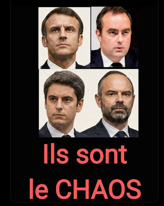 Forhalinton's tweet photo. La question se pose effectivement! Ils sont le CHOAS https://t.co/fnfBeHsTcl