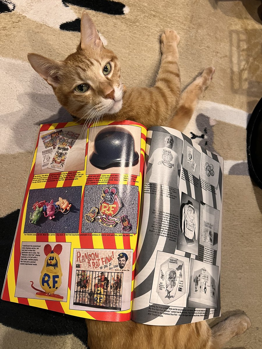 hidefinkdaddy's tweet photo. ハラさん@haraakihiro2 がヒント上げてくれてたので早速ゲットしました『Street&amp;Custom Rodding ILLUSTRATED 1995夏』
"The RAT FINK Story"
いつもヒントありがとうございます♪ https://t.co/2nGisrZcti
