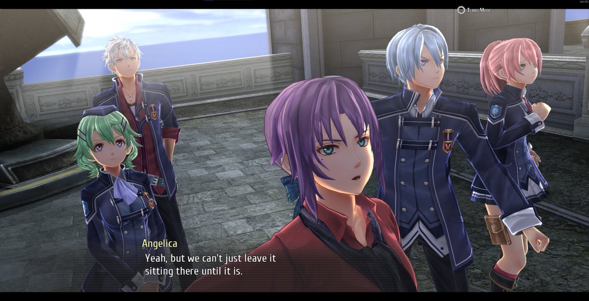 ContraOmega's tweet photo. So we're finally back  at the prologue section except for some reason she's here now. whatever. also the setup for this really did make me think that Rean showing up was more of a surprise. #ArrokCS3 https://t.co/tsVd1Qa7xY