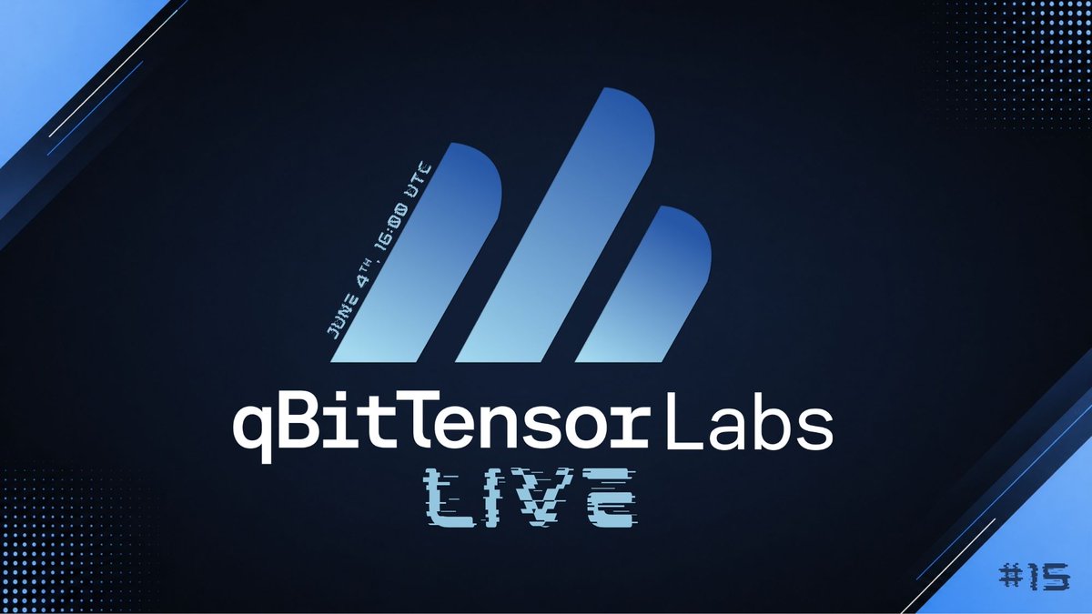 qBitTensorLabs's tweet photo. qBitTensor Labs Live #15

We're back with a very exciting QBTLL this Thursday June 4th at 16:00 UTC! 

Celebrating the official launch of @EnigmaSN63, we'll be discussing the challenges more in depth and take a look at next steps and future plans for the subnet.

We'll also be joined by Taylor Hartley, the Global Head of Security at @terraquantum_ag, who will give an overview of Terra Quantum and why their sponsorship of the Breaking RSA challenge is so important for the future of encryption!

This episode will be a little lighter in terms of @QuantumSN48 content due to the launch of #SN63, but rest assured that we have plenty in-store for all the #SN48 holders out there.😉

As always, leave any questions below or on Discord for the Q&A. We're looking forward to another thrilling episode. Hope to see you all there! 🩵