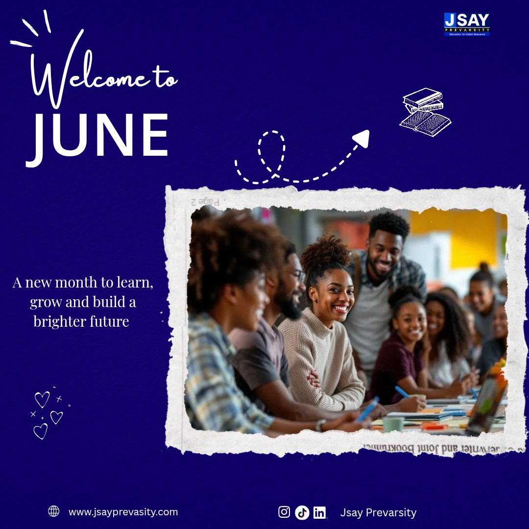jsayprevarsity1's tweet photo. Happy new month from Jsay Prevarsity. 

June is here, a new month to learn, grow &amp; build a brighter future

#newmonth https://t.co/lAkdetZ1rF
