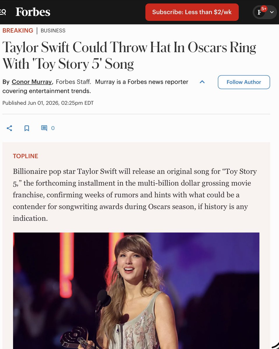 TaylorSwiftPage tweet media