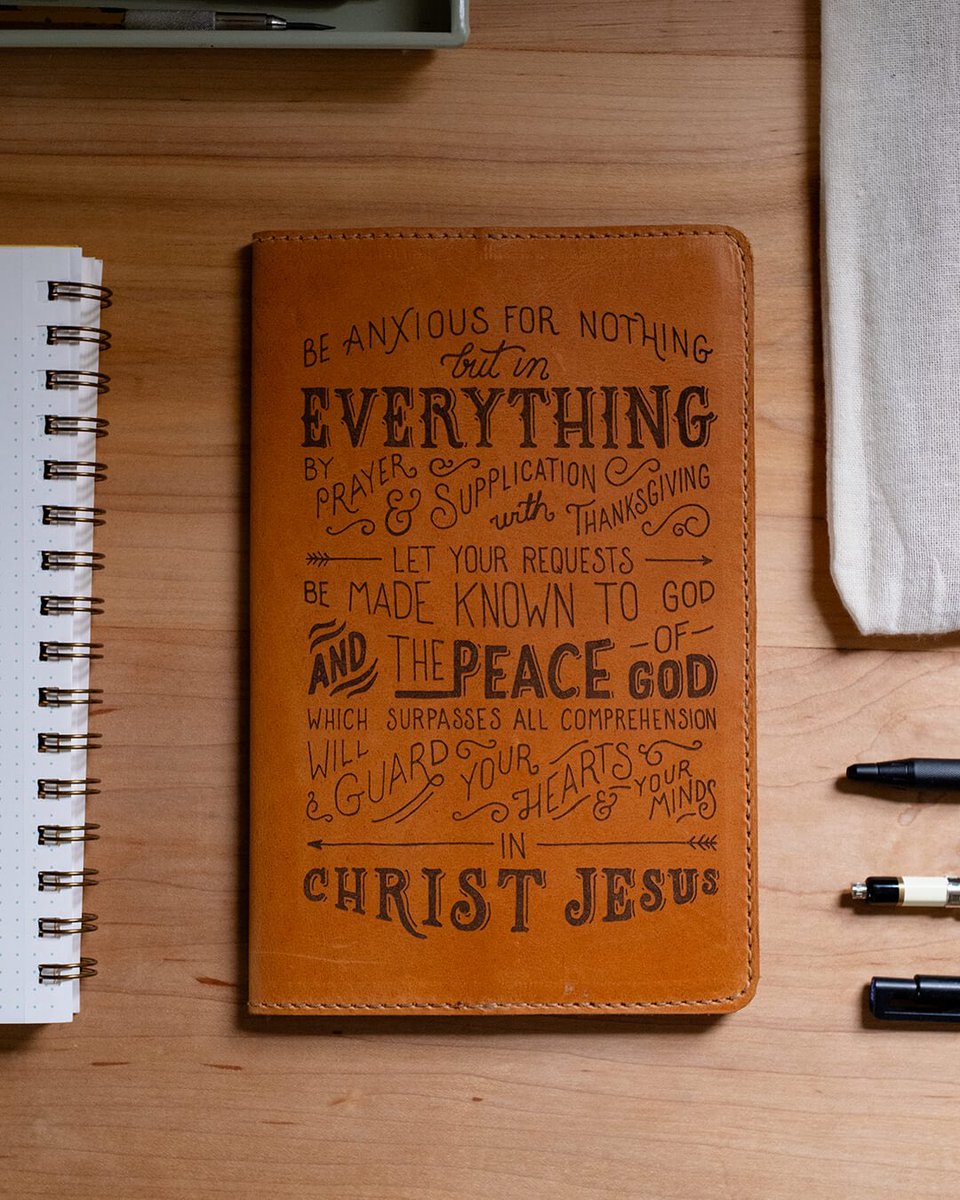 scripturetype's tweet photo. "The way to be anxious about nothing is to be prayerful about everything." — D.A. Carson https://t.co/4LRO9oWNKU