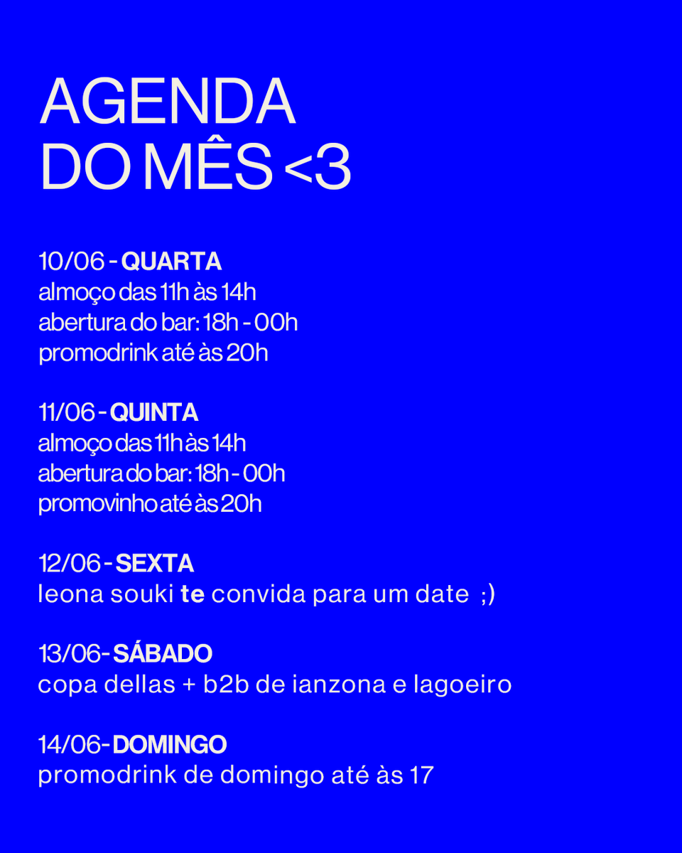 borda_bar's tweet photo. aparecendo aqui depois de sei la quanto tempo pra postar a agendinha mensal dellas, ta bom? vamos transmitir os jogos da copa e mucho mais sz https://t.co/j458RkLYyG