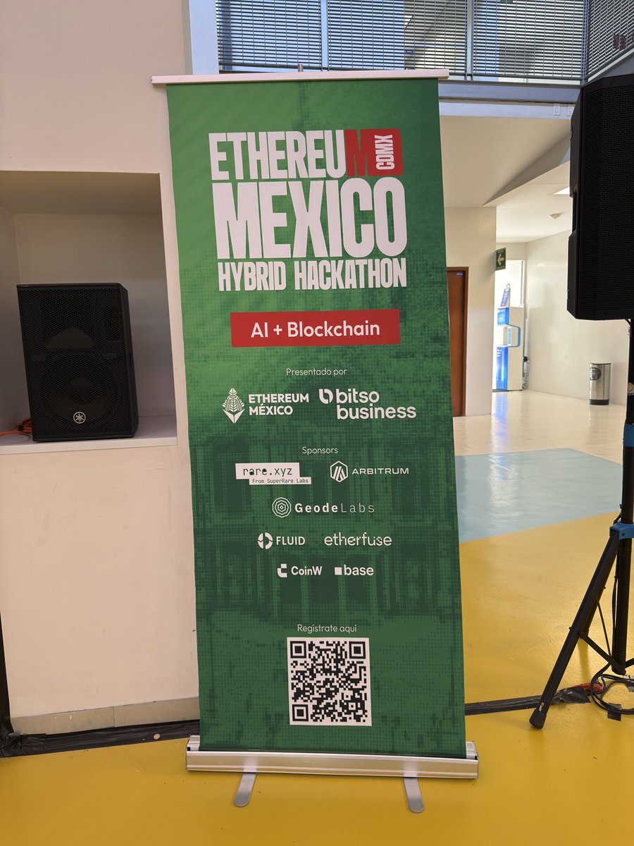 CoinWLATAM's tweet photo. Estamos en el evento de @ethereum_mexico Hybrid Hackathon.

AI + Blockchain https://t.co/SztdwLfbz1