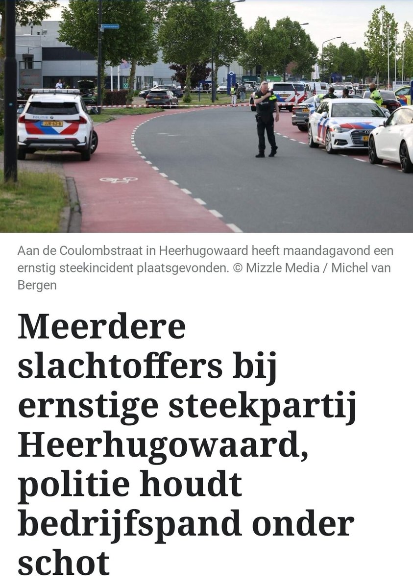Ernstig steekincident bij bedrijfspand in Heerhugowaard