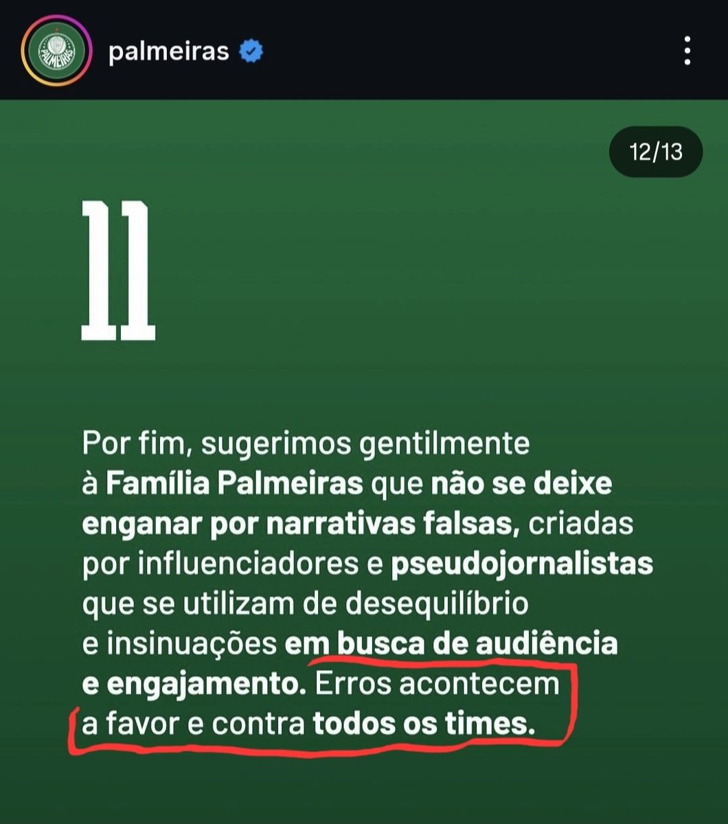 PHCarnevale's tweet photo. @SamuelA97818153 @futebol_info "Erros acontecem a favor e contra todos os times" https://t.co/vSgvUMqodT