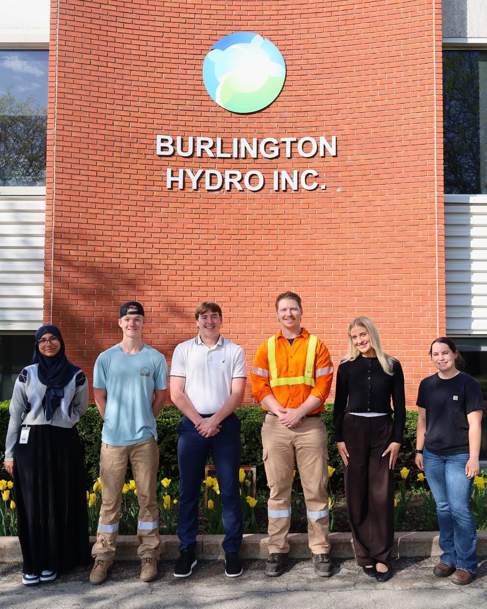 BurlingtonHydro's tweet photo. We were pleased to welcome our 2026 summer students to Burlington Hydro over the past month!

Our summer program provides post-secondary students with hands-on experience and the opportunity to explore careers in the energy sector. We value the fresh perspectives students and new graduates bring—helping drive innovation and continuous improvement across our organization.

Join us in welcoming this year’s summer students.

#StudentDevelopment #FutureLeaders #CareerOpportunity