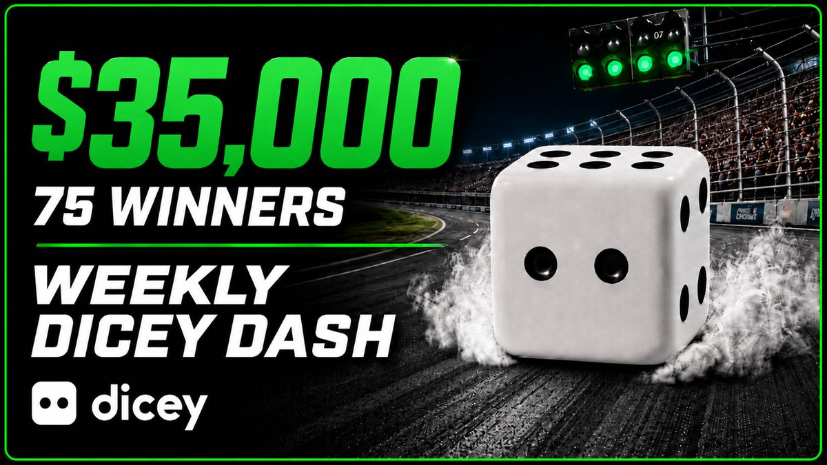 DiceyHQ's tweet photo. New week, new race!

The Dicey Dash is now LIVE!

Stay Dicey: https://t.co/opUyJa9xvO https://t.co/1QMqpo221f