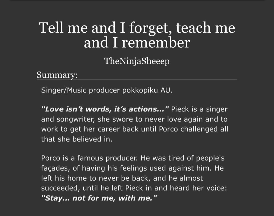 theninjasheeep's tweet photo. My ongoing, multi-chapter #Pokkopiku fics:
🎸'Tell me and I forget, teach me and I remember' (TMTM) ch 28 ✨NEW✨
https://t.co/7qS4pFFvL4
🧿'A Hope I Locked Away' (AHILA) ch 11 https://t.co/TB9HhTFdYY

#gallipieck #pokopiku #pokkopiku https://t.co/CryXFTD4ui