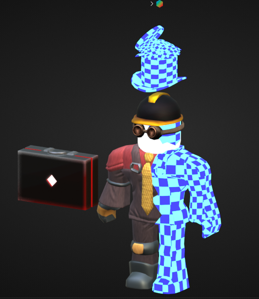 Guntguything's tweet photo. ok since Surfer Vee is taking a bit cause of Rigging stuff (I hate it here). let me show a little reference skin I tried to make from a while ago

intelligence Noli based on capture the intelligence
#forsaken https://t.co/PBDeWOcnUA