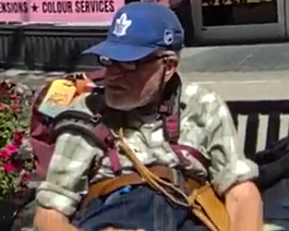 YRP's tweet photo. MISSING PERSON - Newmarket
Reiner, 76
- Last seen on Monday, June 1, at approximately 8:20 a.m., in the area of Oak St and Penrose St
- 5’8”, 140lbs, slim build,hunched back, short white hair and beard, speaks German
- Wearing a brown jacket, blue jeans, a blue Maple Leafs hat and was carrying a dark red backpack
- Please call 1-866-876-5423 x7141 if you have any information 
#GO26185731