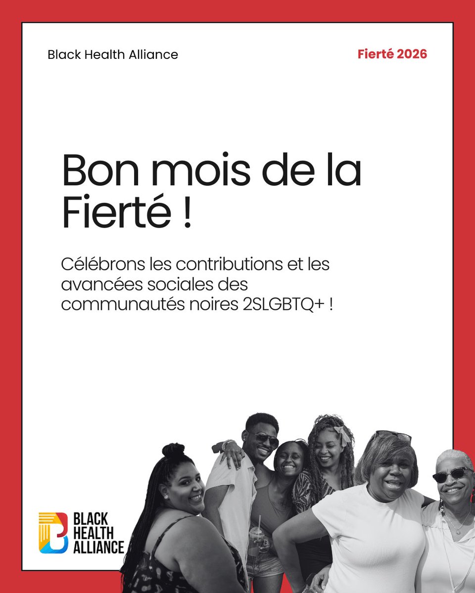 BlackHealthCAN's tweet photo. Aujourd'hui, nous célébrons les contributions et les avancées sociales des communautés noires 2SLGBTQ+ ! Découvrez nos recherches ! Apprenez-en plus sur les réalités des jeunes Noir·e·s 2SLGBTQ+ en matière de santé mentale.

🔗: https://t.co/c4VszFLh4J

#Fierté #santénoire https://t.co/NgMS08E1RW