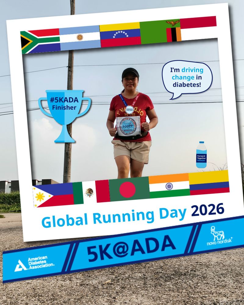 5K_ADA's tweet photo. Day 2 of the 2026 #5KADA is underway! 🏃‍♀️🌍

How’s your 5K@ADA experience going so far?

Every uploaded result, shared photo, and completed kilometer helps us continue driving change together. 

📝 Sign up today🔗 in bio

#5KADA #ADA2026 #DrivingChange #DiabetesAwareness https://t.co/upWFJ48F34