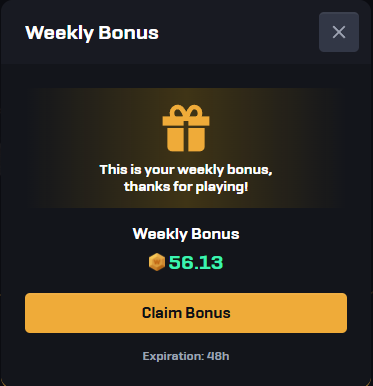 RhysStaff's tweet photo. @CSGOWincom Thanks for the weekly!

CW-sle2ruytff https://t.co/JNmSc03P4t