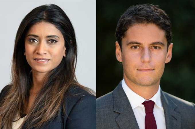 Forhalinton's tweet photo. Attal et Pocahontas : pas un mot sur « tu casses, tu payes » après le PSG.
Silence. Pourtant, ils sont toujours là pour frapper les gilets jaunes.

Deux poids, deux mesures : indulgence pour leurs électeurs, fermeté pour le peuple.

Tartuffes https://t.co/BQIBxkSLYw