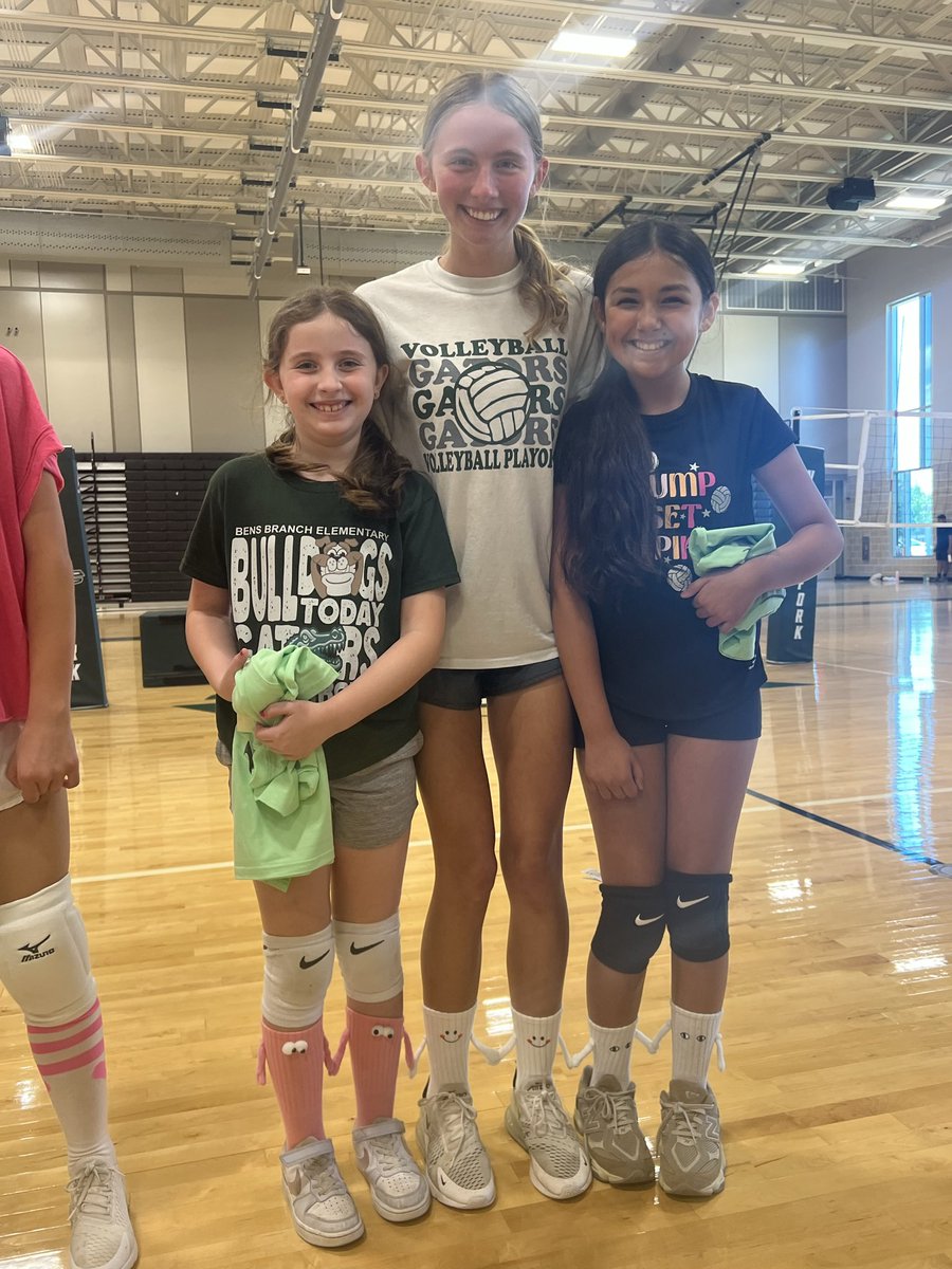WFGators_VB's tweet photo. That’s a wrap for our Littles Summer Camp 2026! 🐊🏐
3rd–6th grade campers spent the week learning the fundamentals, working hard, making friends, and having lots of fun. So many smiles and so much growth, we can’t wait to see you back in the gym! 💚🤍 https://t.co/p7v0sPSAO4