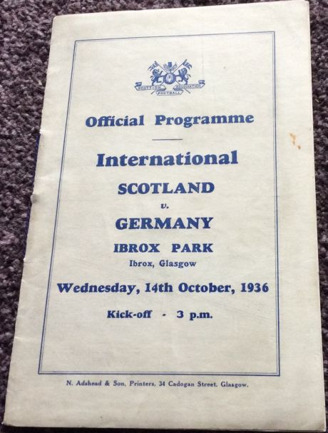 6Dublin's tweet photo. @JakeWSimons What are you just saying?  - here's Scotland playing Germany at Ibrox Pk, 3 days before the Irish match - and here's the England team doing a Nazi salute 2 yrs later in Berlin - 1938. I think you're just saying that you are another anti Irish racist. https://t.co/n7WfRAMCZ4