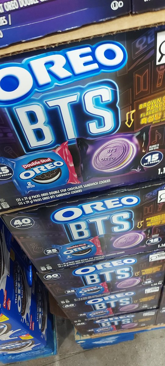 GTeaminator's tweet photo. @BTS_LondonON BTS×OREO available at Costco South London. https://t.co/y1Do4oYcs3