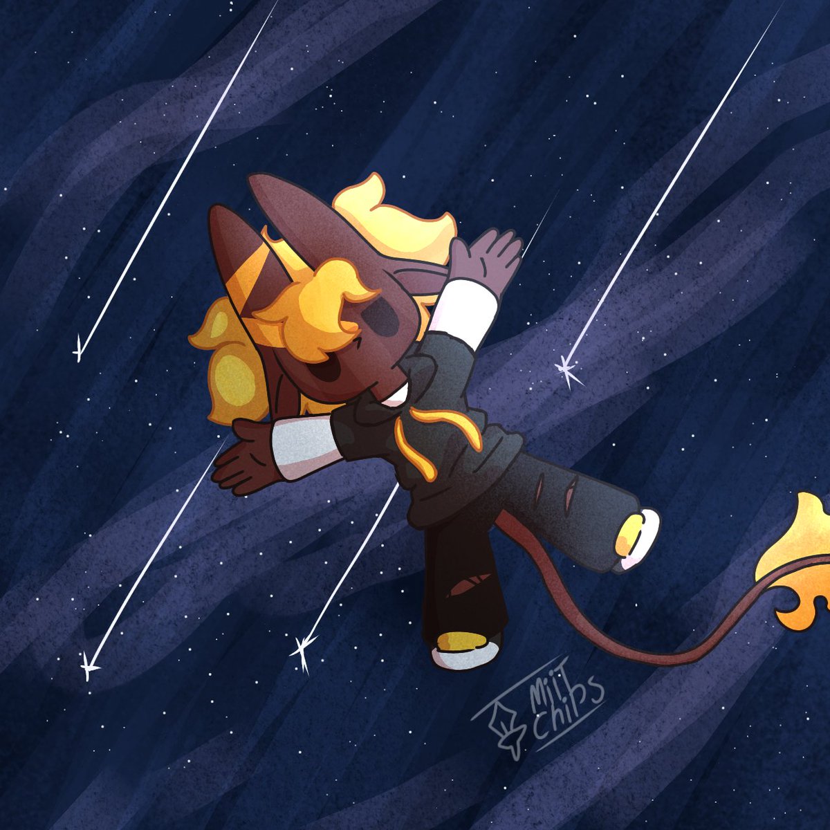 Miitchips's tweet photo. "Magma espacial ✨️"

Se me ocurrió de pronto hacer este pequeño dibujo, al principio el fondo sería un girasol pero el resultado no me terminaba de convencer, así que puse el espacio.
 #MagmaBoiFanart 

( Como que comunidad aun existe???? 🤔 ) https://t.co/zCHp13mmeL