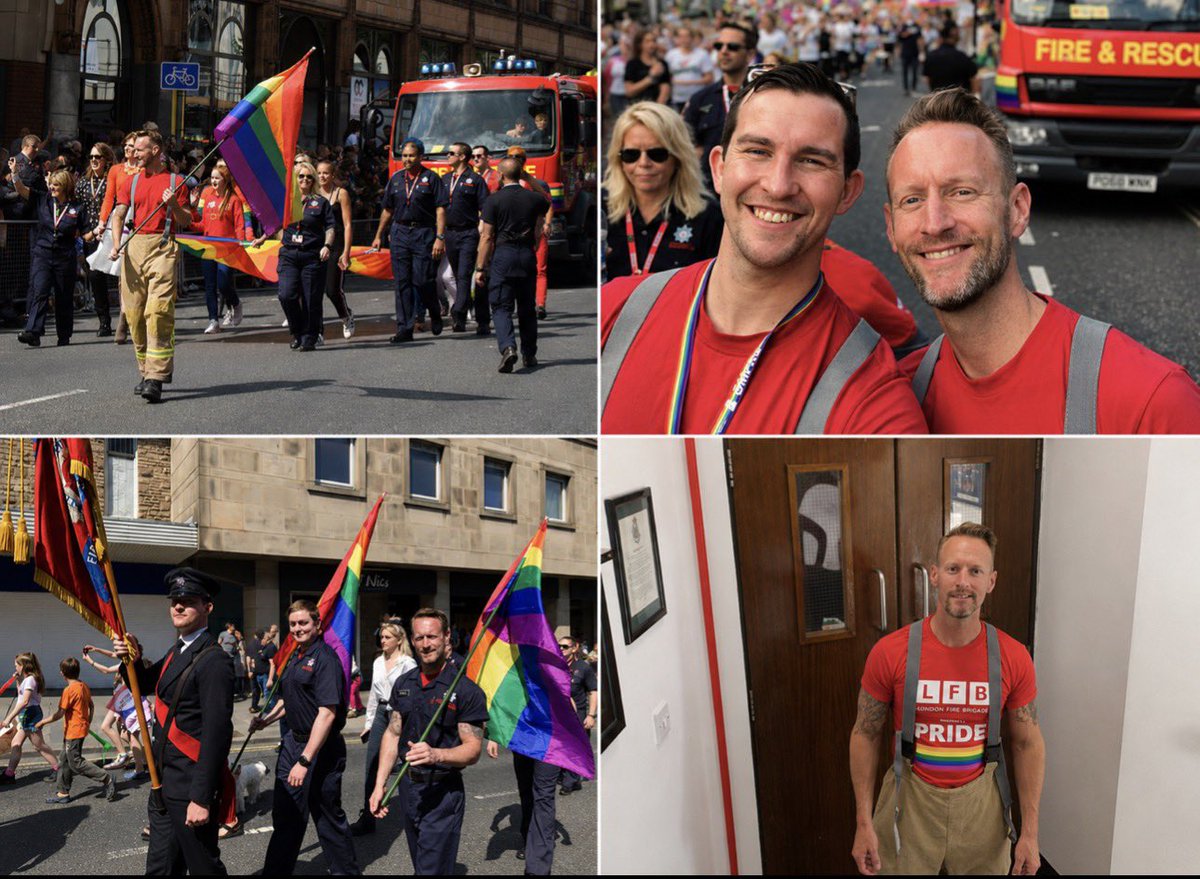 WillHoseXXX's tweet photo. Happy Pride Month!

Pride Month always gives me a chance to reflect on some brilliant memories marching alongside colleagues and friends in the fire service as an openly gay firefighter.

One of the things I’ve always loved most about Pride is that it brings people together. For me, it’s not just about celebrating my own identity, but about standing shoulder to shoulder with colleagues, friends and allies from all backgrounds. Some of my favourite Pride memories are walking alongside my straight colleagues, united in supporting a workplace where everyone can be themselves.

Proud of who I am. Proud of the people I’ve stood beside. 🌈🚒

Each of these photos has its own story and meaning, and throughout this month I’ll be sharing a little more about what they represent to me.