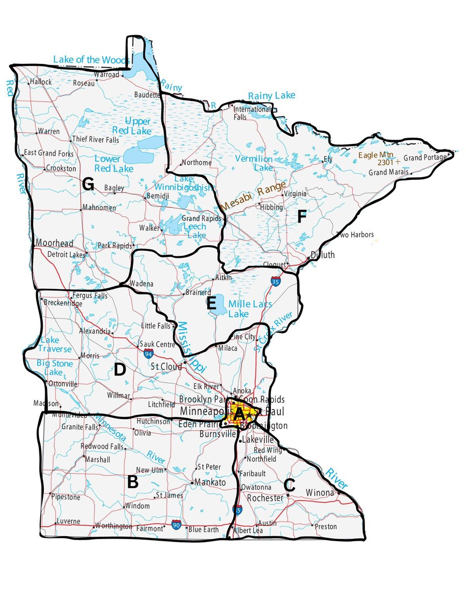 TonyLiebert's tweet photo. You have a two-week vacation in Minnesota during the summer, but you can’t leave the zone you pick. Where are you going? https://t.co/O4xpRZonyA