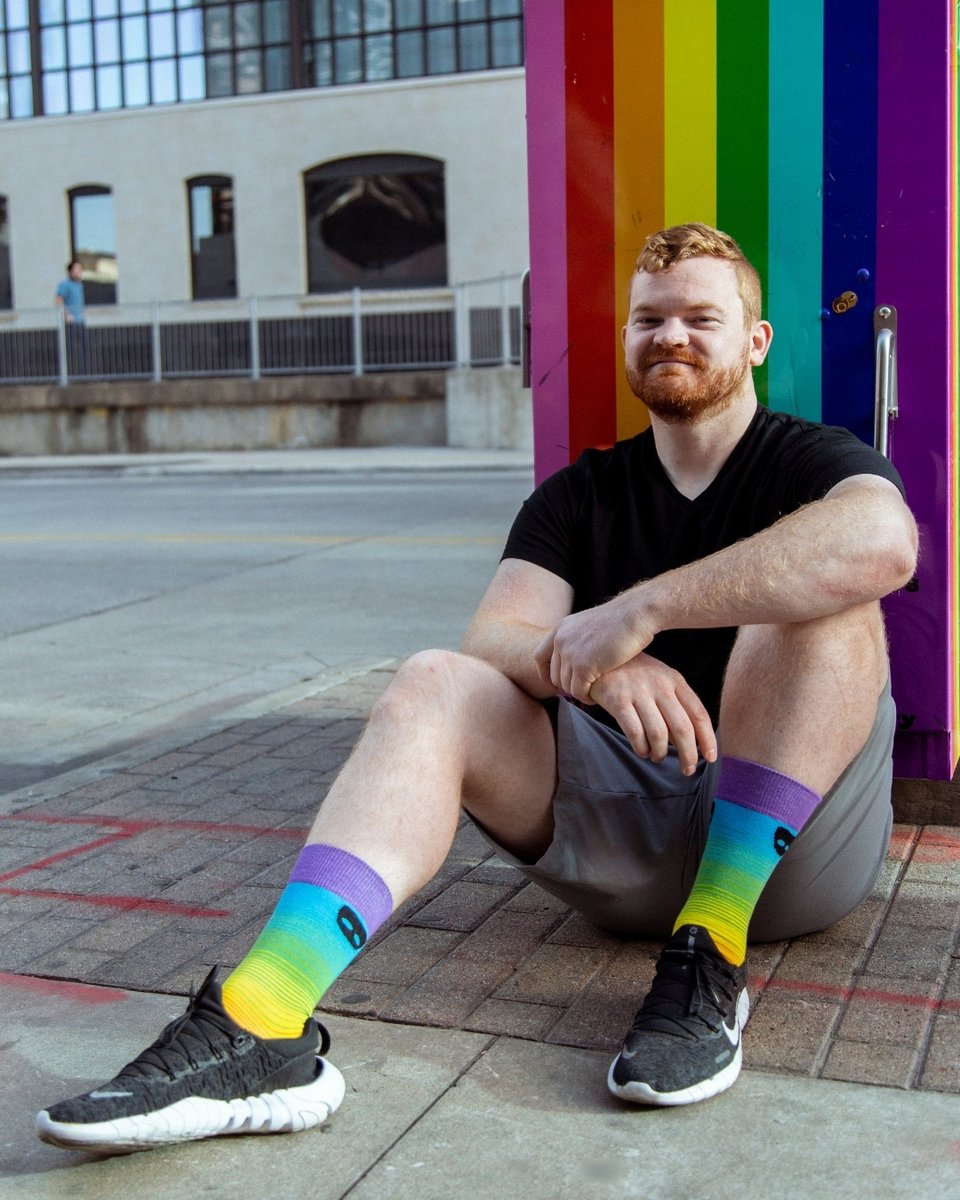 SockClub's tweet photo. Pride Month is here and we turn custom socks around in 3 days. You've still got time. 🌈 https://t.co/48SBBJ107h