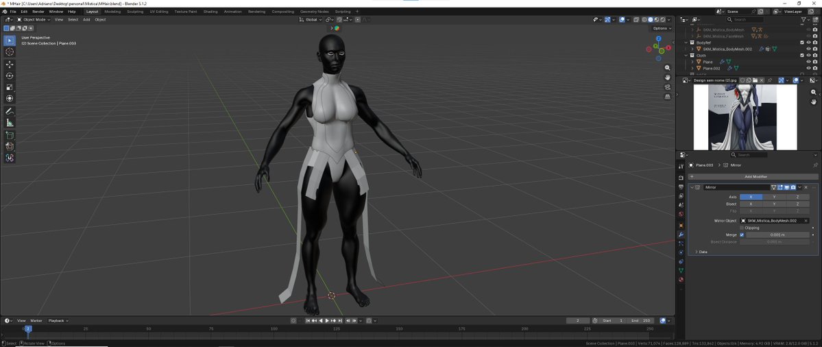 Razor3Digital's tweet photo. WIP Study in free time, my version of X -men Mystica
#3d #xmen #blender https://t.co/n4ziSDKG6t