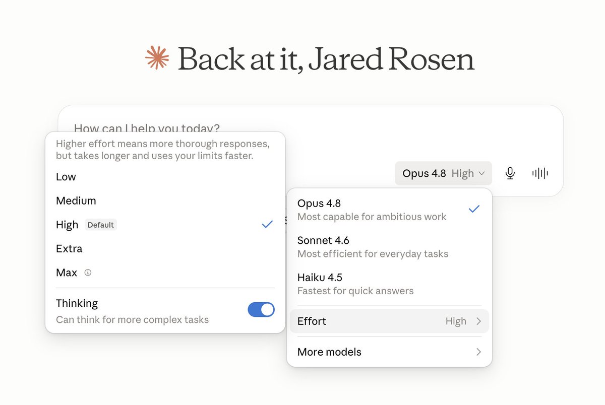 jaredrosen's tweet photo. The Claude model picker has 20 choices without going into "more models"... Isn't this completely untenable for non-power users? https://t.co/CRWjA3ROLc