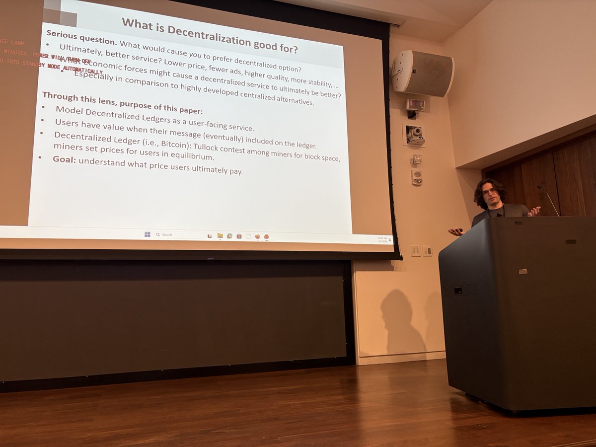 initc3org's tweet photo. Day 1 of the 2026 IC3 Blockchain Camp at @Princeton is underway!

Princeton University's Prof. Matt Weinberg opened the Camp with research on the economic impact of decentralization on users. https://t.co/SwQmSGab7R