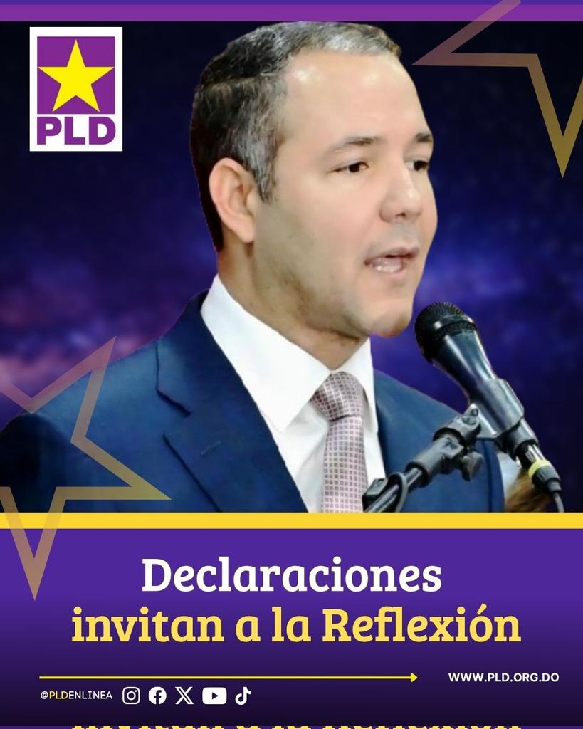 PLDenlinea's tweet photo. #LoÚltimoPLD | El #PLD se manifiesta respetuoso de las opiniones de diplomáticos acreditados en República Dominicana, explica @JohnnyPujols.

AMPLIAR: https://t.co/251no1GtNb https://t.co/VIhkejz96b