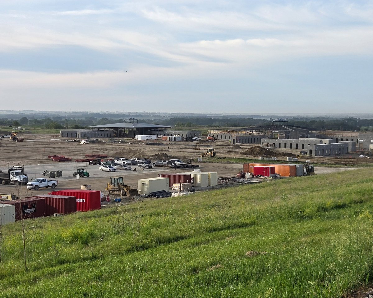 NECorrections's tweet photo. The new multi‑custody facility in Lincoln continues to take shape, thanks to the exceptional work of our construction partners. Their expertise and commitment to working in partnership with our NDCS Engineering team is driving visible progress at the site. #PhysicalPlant https://t.co/sbZw9EgSgf