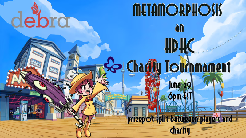 half_hands's tweet photo. I am very excited to announce the 3rd anual Metamorphosis bracket! This will be a charity  event to raise money for a charity that has very close to me personally,  DEBRA, or "Dystrophic EB Research Association of America"   

links V https://t.co/hz2QpvggmE