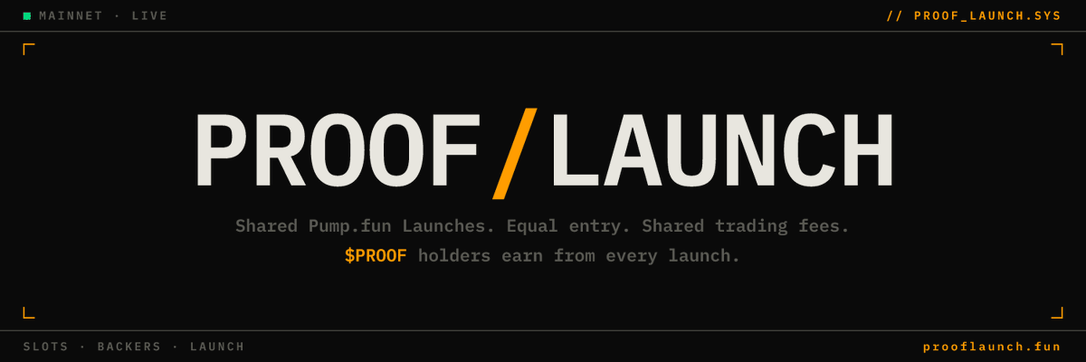 ProofLaunch's tweet photo. @PumpfunEco Deal with it 🔥 https://t.co/3E9XgCKq2N