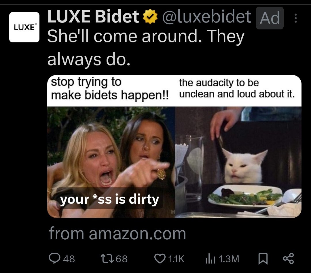 _cherryphobic's tweet photo. Insane targeted ad while i am literally shitting on da terlet https://t.co/5QFPbynziF