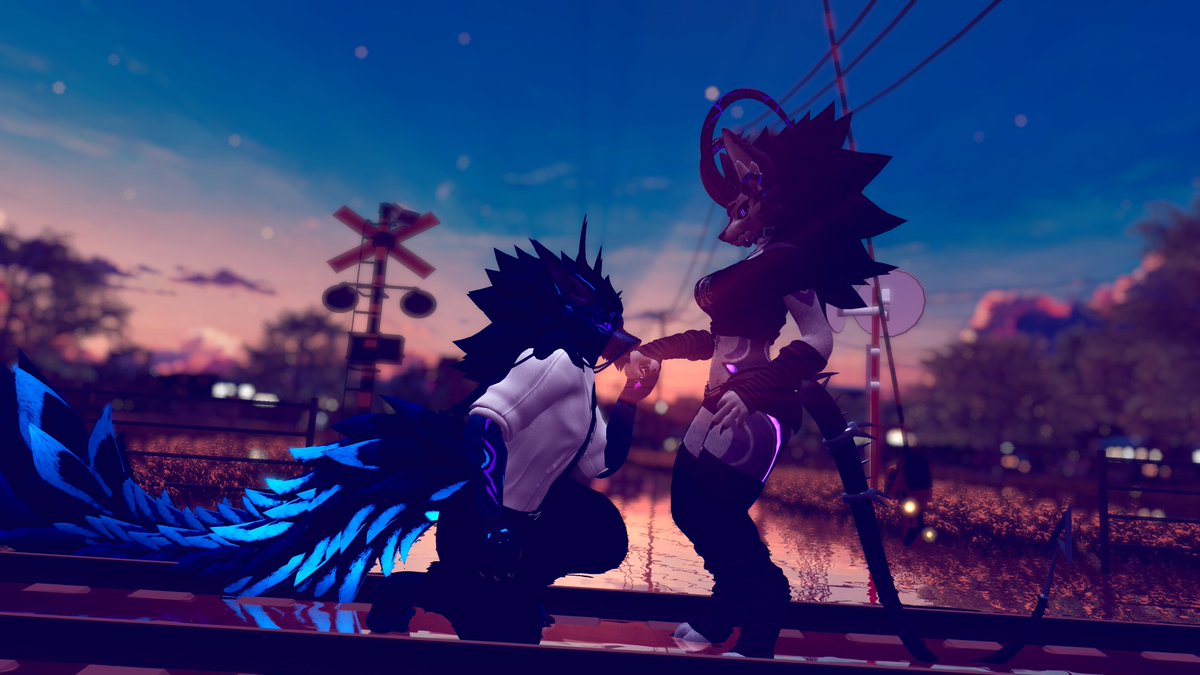 TenJakeAD's tweet photo. [Foreshadowing of something more than that, might happen in the future~]
@DY2PH0R14 was surprised when I kneel before her, to tell her how I feel towards them~
ฉันรักคุณ 💜🖤 https://t.co/H5oryHjlIs