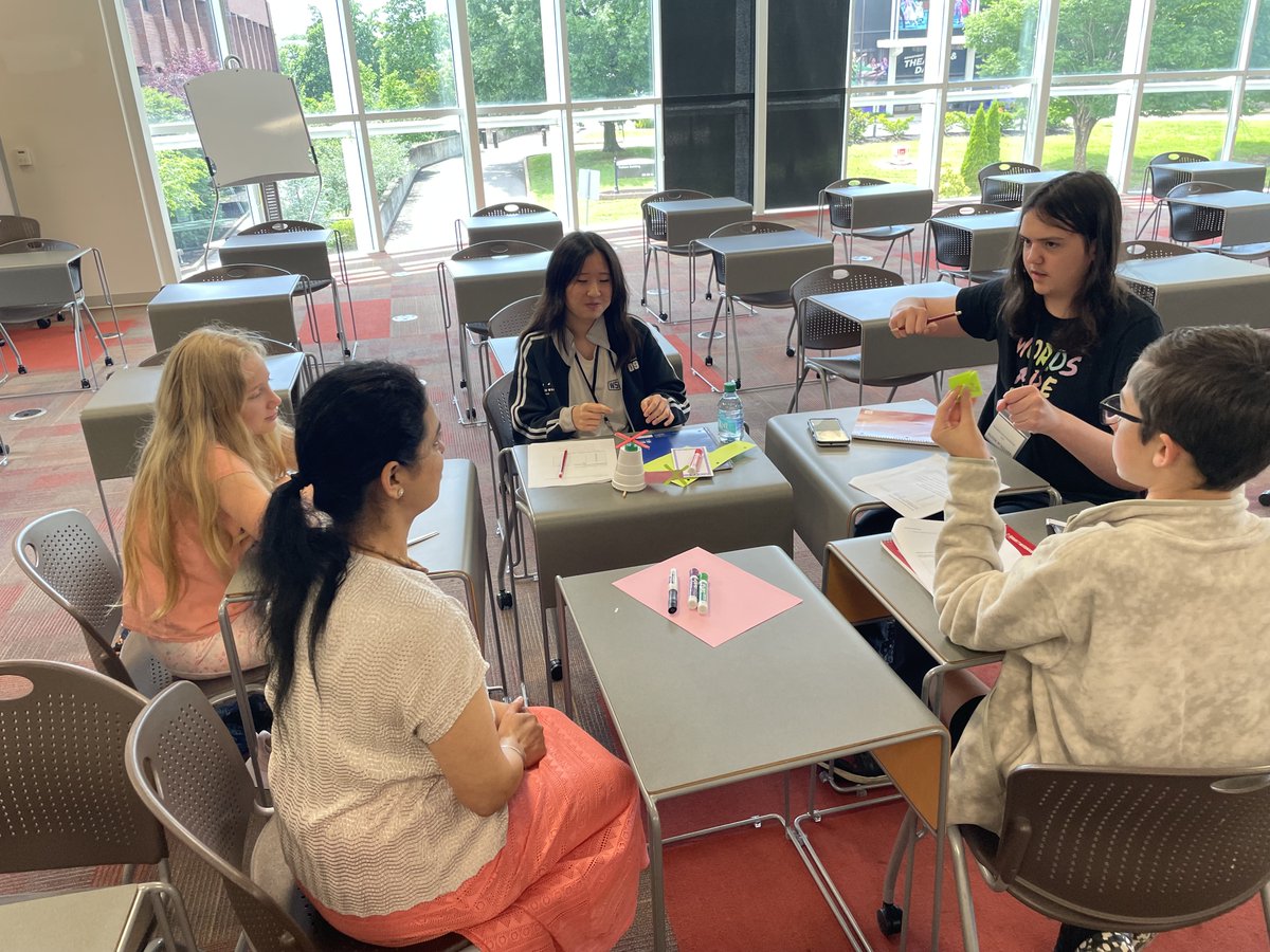 ApsuMathStats's tweet photo. Our Data Science Campers are having a great first day building homemade helicopters, collecting data on rotational speed, and discovering how math helps us analyze the world in motion! 🚁📊
#APSUCoSTEM | #apsumathstats https://t.co/N7iAWYbuad