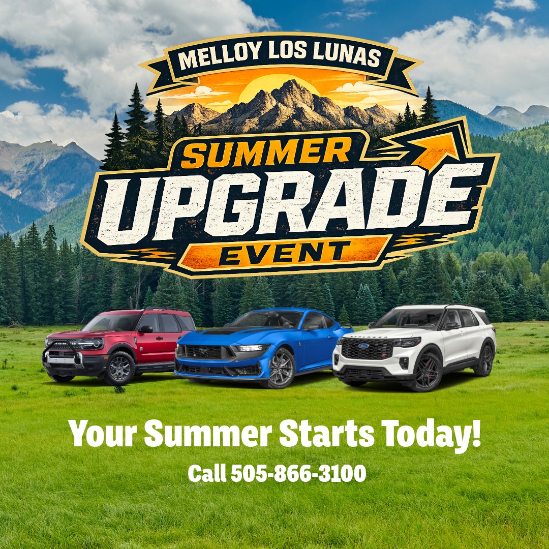MelloyFord's tweet photo. Your summer starts today with a vehicle upgrade from Melloy Ford Los Lunas. Dont take this summer's road trip in your old car, upgrade to something new and fun! Call 505-866-3100 or visit https://t.co/Hib3hdyZKN #newmexico #summer #cardeals #melloyloslunas https://t.co/tIbzi6D0kZ