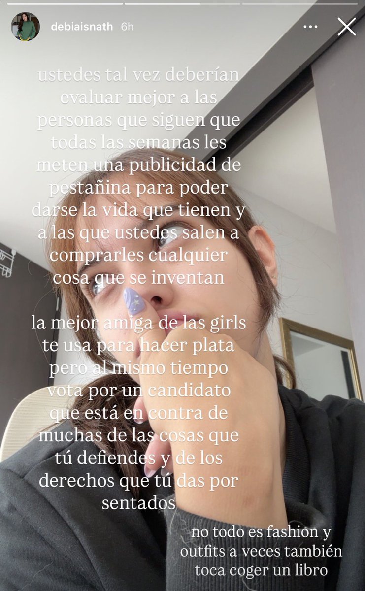 maricagirI's tweet photo. pensar q nath ni siquiera es colombiana y tiene más consciencia que las otras ridículas de este país https://t.co/r37Nc1E1JH