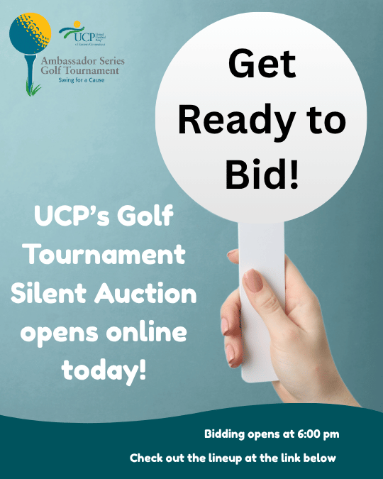 UCPofECT's tweet photo. UCP’s Golf Tournament Silent Auction goes LIVE tonight at 6:00 PM! Bid on amazing items all week before next Monday at 7:00 pm. Set a reminder and get ready to bid for a great cause.
https://t.co/VpNdeiYqeO https://t.co/XrMK16AvNo