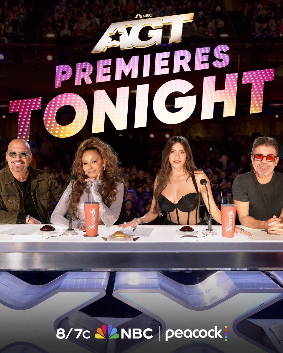 AGT's tweet photo. The wait is over! #AGT premieres tonight 8/7c | NBC and next day on Peacock https://t.co/UCn3gGyqyr