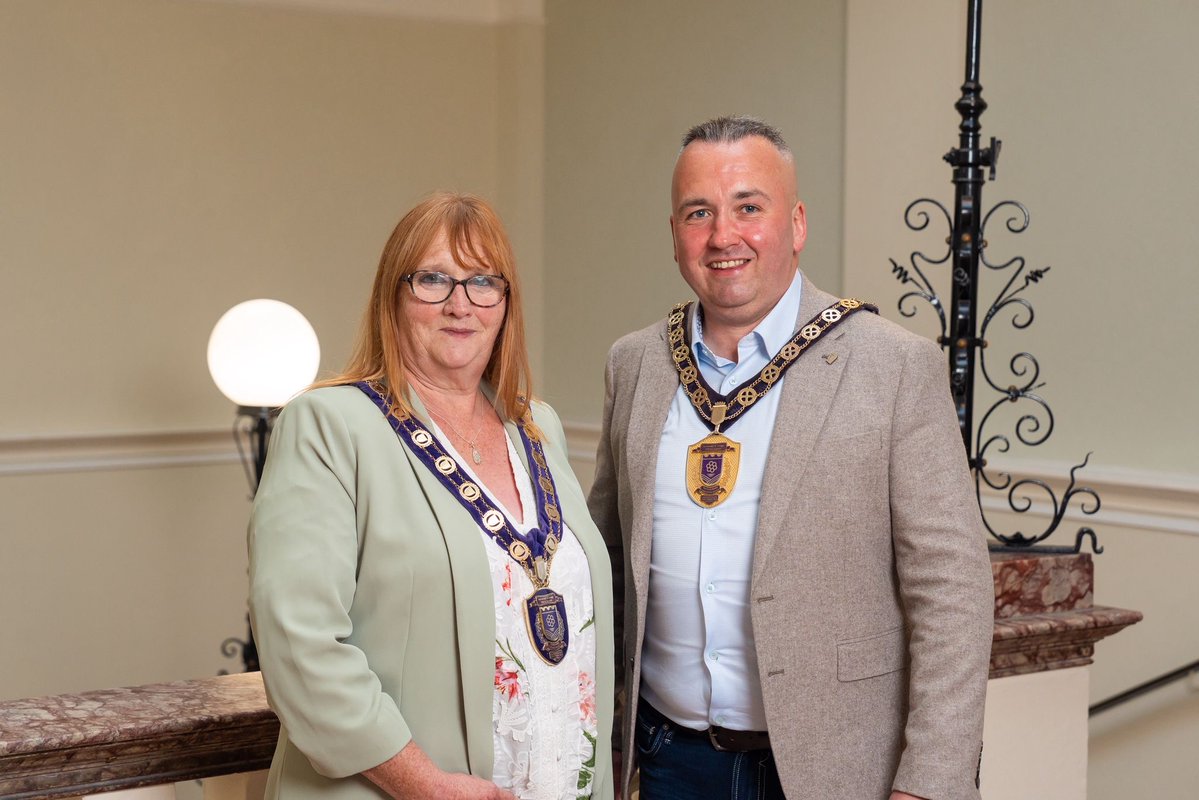 ChairFODC's tweet photo. At tonight's Annual Meeting Councillor Debbie Coyle (Sinn Féin) was appointed as Chair of Fermanagh and Omagh District Council for 2026-2027.

Councillor Stephen McCann (Sinn Féin) was appointed as Vice Chair for 2026-2027. More at https://t.co/h6Holo7McJ https://t.co/B2ASqxpe0j