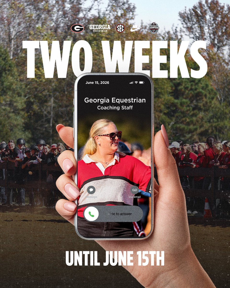 UGAEquestrian's tweet photo. Only✌️ more weeks until we call the class of 2028!

#GoDawgs | #A149 https://t.co/nkfSUkJOFS