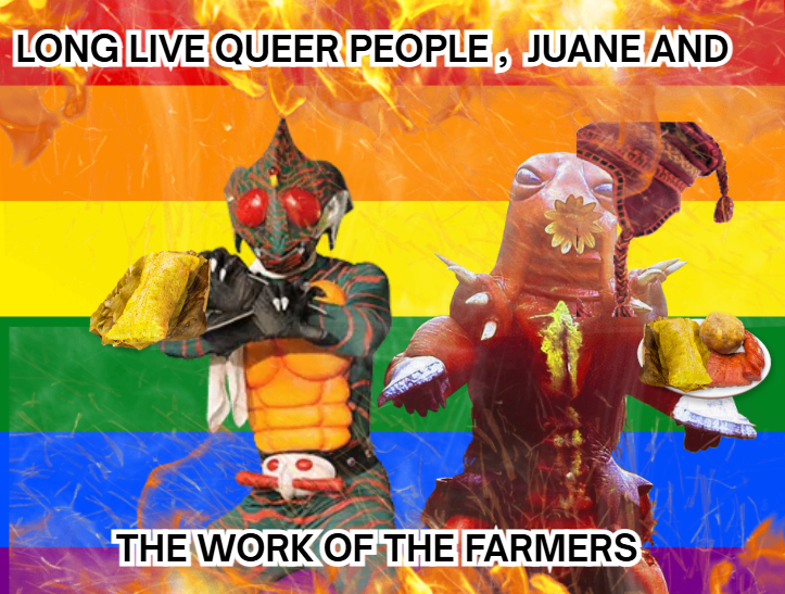 AMAZ0NFRIEND's tweet photo. Happy pride month my friends, especially to my queer Latino friends https://t.co/Clvz5dbWuU