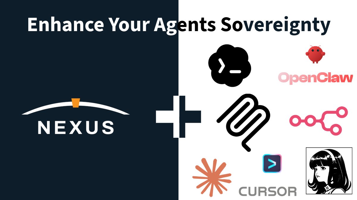 CyberStrategy1's tweet photo. We just shipped the sovereign layer agentic AI has been missing.

NEXUS-A2A v0.3
Open source. Apache 2.0.
189 tests. Zero external dependencies in the core suite.

The fundamental problem with today's agent ecosystem isn't MCP, ACS, A2A, LangChain, CrewAI, or orchestration frameworks.

The problem is that most systems can authenticate an application, but cannot reliably answer:

• Which agent actually initiated this action?
• What authority was delegated to it?
• How many delegation hops occurred?
• Was its memory manipulated since the last session?
• Who owns responsibility for its actions?

That is a structural governance gap, not a configuration problem.

NEXUS closes that gap with a cryptographic sovereign layer that wraps existing agent infrastructure without requiring changes to MCP servers, ACS Guardians, LangChain, CrewAI, n8n, or other orchestration platforms.

Core controls include:

→ DID + SPIFFE identity on every agent-to-agent message
→ Verifiable Constraint Chains (VCC) that narrow scope at every delegation hop
→ Memory Vaccine drift detection to block memory injection before persistence
→ Guardian enforcement of arguments outside the agent process
→ NOR receipts that create signed, OCSF-mapped audit records for every action

The result is governance, provenance, and accountability that travel with the request itself.

Using the AI SAFE² v3.0 framework:

• Typical MCP deployments score ~11/25
• ACS implementations score ~14/25
• Current A2A implementations score ~8/25
• NEXUS-A2A v0.3 scores 24/25

The remaining point requires production-scale behavioral analytics over extended operational horizons.

We believe every fleet operating 50+ autonomous agents should satisfy six invariants:

I-1: Cryptographic identity at every boundary
I-2: Scope narrows at every delegation hop
I-3: Memory provenance on every cross-session write
I-4: Physical kill switch registered with sub-second propagation
I-5: Named human owner-of-record for every agent
I-6: Behavioral drift treated as a security event

You can verify your own environment today:
pip install nexus-a2a-sdk

Run the compliance checker and receive a control-by-control assessment showing exactly where governance gaps exist.

NEXUS-TGC (multi-sovereign governance committee) is now accepting steering nominations through September 1, 2026.

An IETF Internet-Draft for the identity and transport layers is in preparation.

This is not a vendor lock-in strategy.

This is an open protocol designed to make agent identity, delegation, memory provenance, and accountability verifiable across the emerging agentic ecosystem.