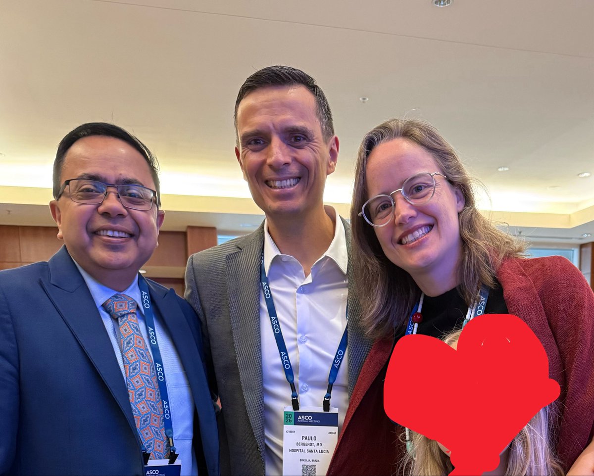 crisbergerot's tweet photo. Always wonderful to see @neerajaiims at #ASCO26! @PauloBergerot @ASCO 

Congratulations on a fantastic presentation and on the @NEJM publication https://t.co/6FrBkNFYnZ