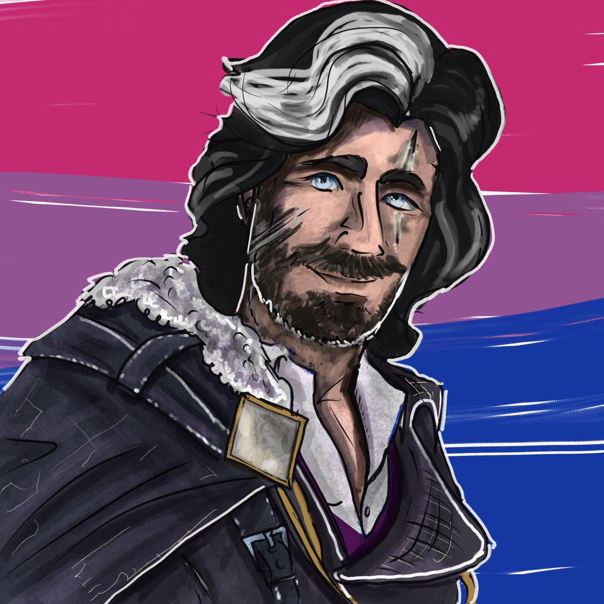 versoapologist's tweet photo. happy pride month to verso, one disaster bisexual french man 
 #e33 #expedition33 https://t.co/fSpXQ4Xm9i